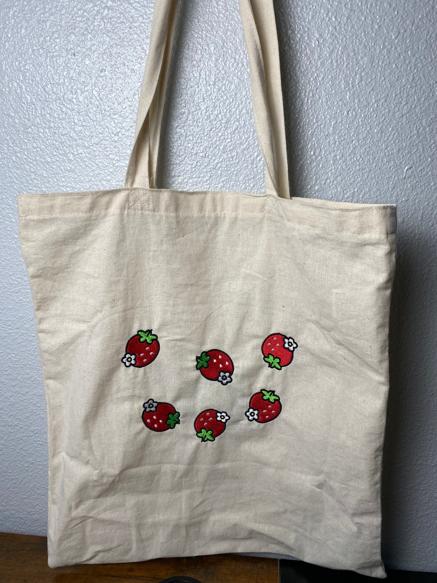 Strawberries Tote Bag